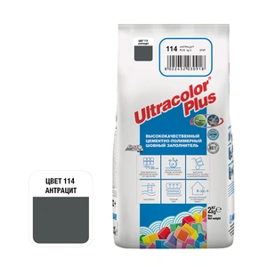 Затирка Mapei Ultracolor Plus 114 Антрацит