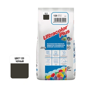 Затирка Mapei Ultracolor Plus 120 Черный