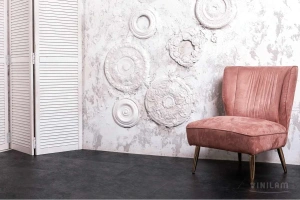 Фото Виниловая плитка Vinilam Ceramo Stone WPC 61607 Сланцевый Черный 