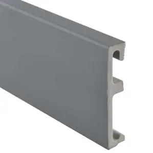 Salag Плинтус Grey RAL7047 2,4 м (Alpha 80)