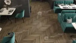 Ламинат Alpine Floor Herringbone 12 PRO NEW LF106-11 Дуб Анжу