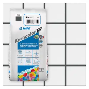 Затирка Mapei Keracolor FF 114 Антрацит