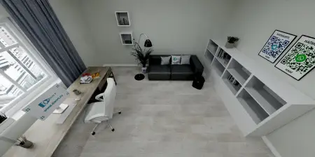 Ламинат Tarkett Estetica Дуб натур белый в комнате подростка