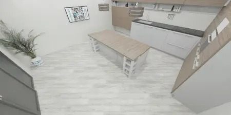 Ламинат Tarkett Pilot 504418001 Райт на кухне