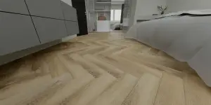 Кварцвинил Alpine Floor Parquet LVT ЕСО 16-17 Дуб Синистра фото в интерьере