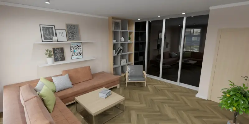 Виниловая плитка Salag Herringbone Eclat фото в интерьере