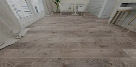 Ламинат Tarkett Estetica Дуб натур серый на полу