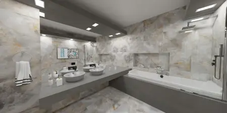 Керамогранит Primavera Cork реально фото в интерьере