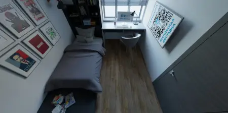 Ламинат Tarkett Pilot 504418006 Браун в комнате подростка