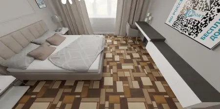 Линолеум Tarkett Фаворит Stobo 1 в спальне