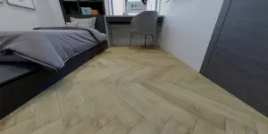 Кварцвинил Alpine Floor Parquet LVT ЕСО 16-3 Дуб Ваниль Селект реальные фото