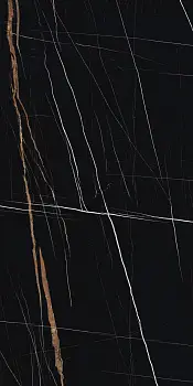 Керамогранит Kerranova Marble Trend Nero Dorato (Напольная плитка Nero Dorato K-1004/MR/600x1200x10 матовый)