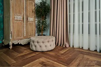 Виниловая плитка Vinilam Parquet Herringbone Glue GD11177 Версальский