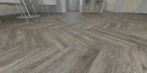 Кварцвинил Alpine Floor Parquet LVT ЕСО 16-8 Венге Грей реальные фото